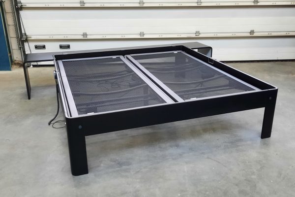 Auping tweepersoons elektrisch verstelbaar Mat zwart nieuwstaat - Afbeelding 3
